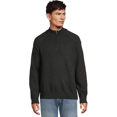 Свитер L.L.Bean Wicked Soft Cotton/Cashmere Sweaters 1/4 zip