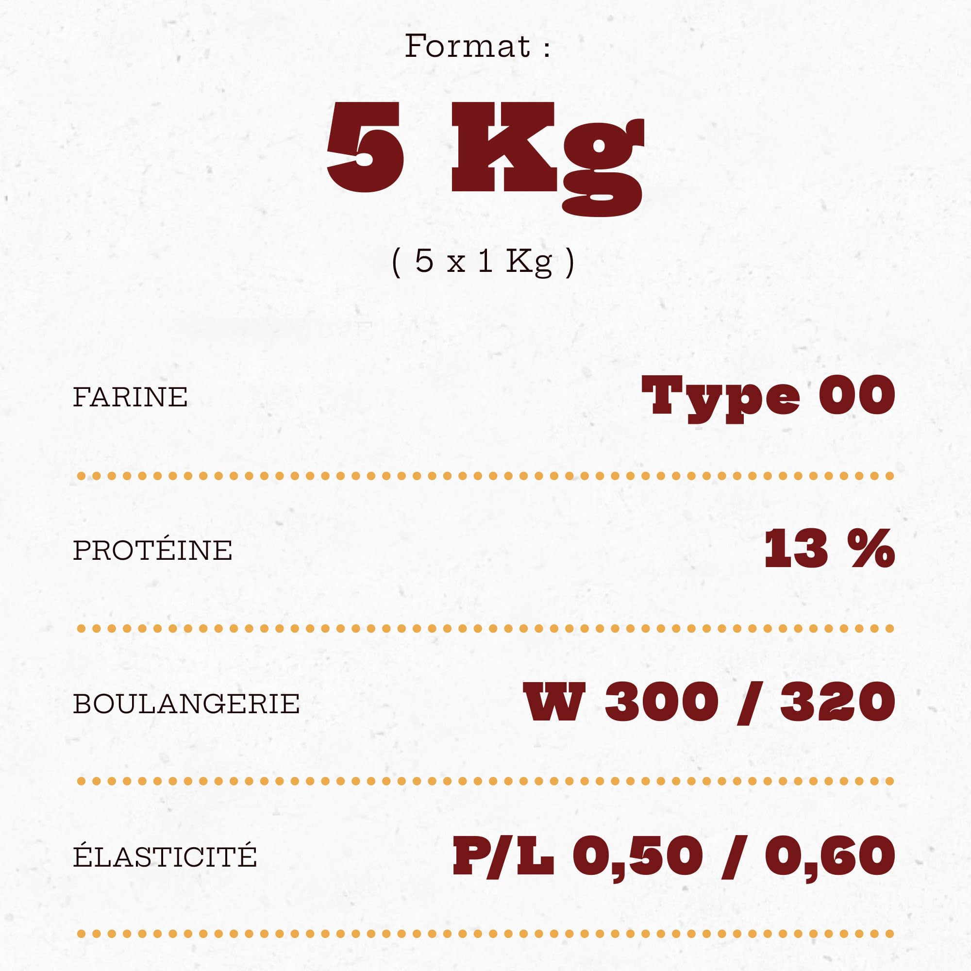 Colichef Farine Caputo Cuoco Type 00/5Kg (pack 5 x 1 Kg) - Caputo, la farine N°1 en Italie !