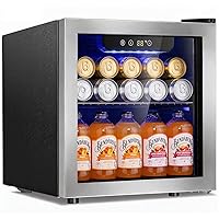 Vista 11 de Antarctic Star Mini refrigerador – Refrigerador de 70 latas de bebidas con puerta de vidrio para cerveza, refrescos o vino, dispensador de bebidas
