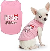 Vista 86 de Parisian Pet - Camiseta para perros y gatos, con texto en inglés Big Sister, 2XS