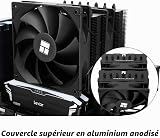TR Phantom Spirit 120 SE BLACK CPU,Refroidisseur de processeur à 7 caloducs,Deux ventilateurs PWM de 120mm, Technologie AGHP 4.0, pour AM4/AM5 - 7