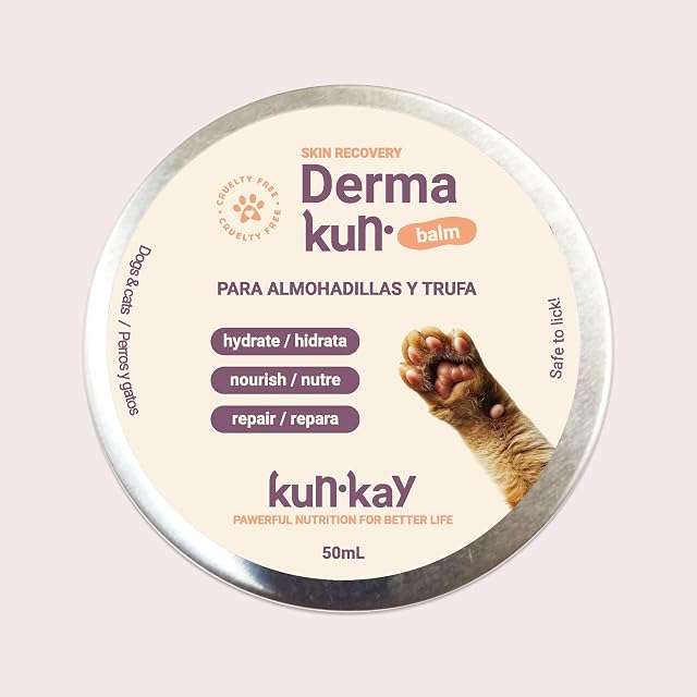 Dermakun Balm - Bálsamo Natural para Perros y Gatos para las Almohadillas