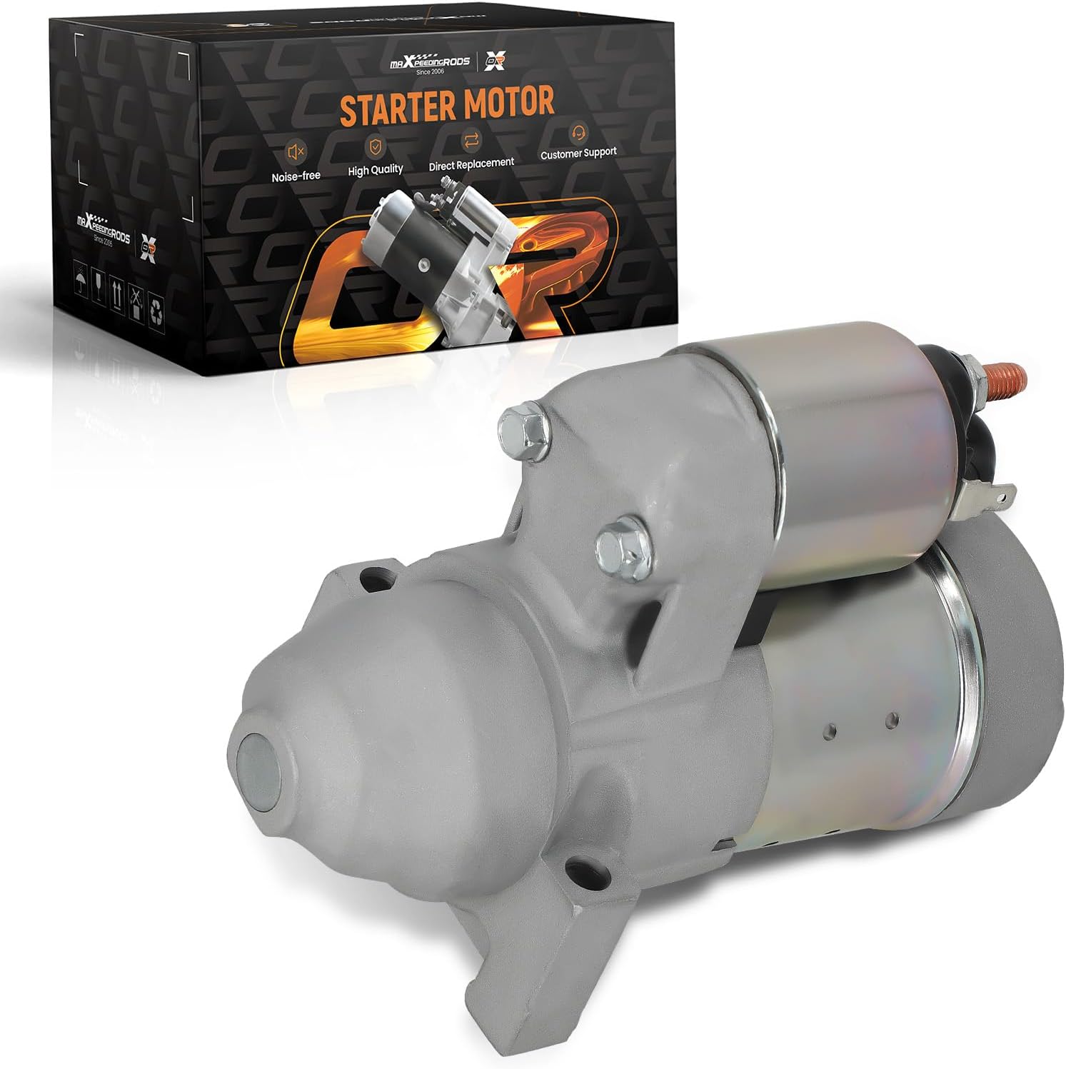 maXpeedingrods Starter Motor for Robin Subaru Specific EH65 EH72 EH722, Replace 263-70505-J0, 263-70503-00, 263-70502-A0, 12V 11T 1.2 KW