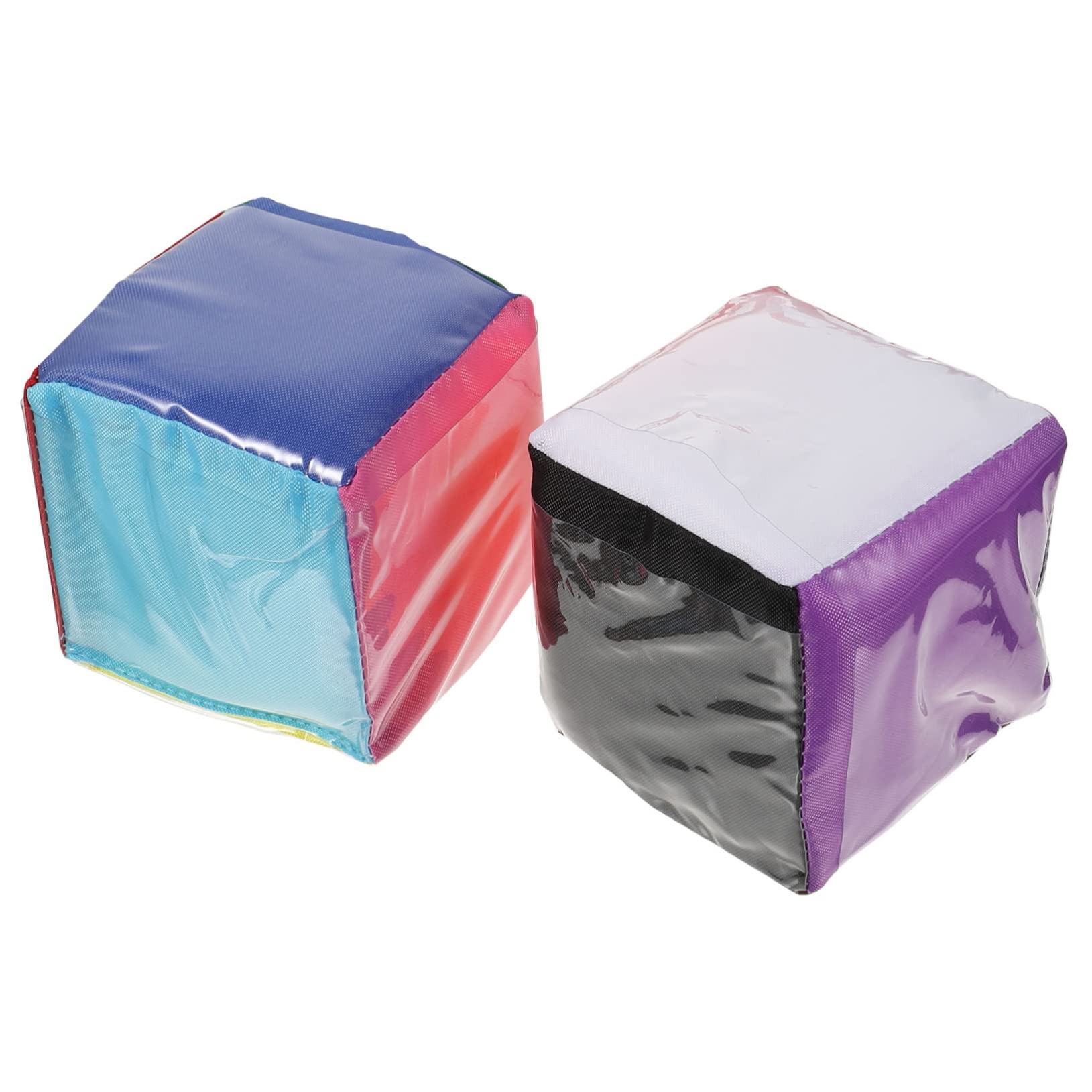 ibasenice 6stücke Lernwürfel Für Junge Mädchen Transparente Taschen DIY Spielzeug Pädagogisches Hilfsmittel Kreativität Und Hand-Augen-koordination Für Vorschulkinder Und