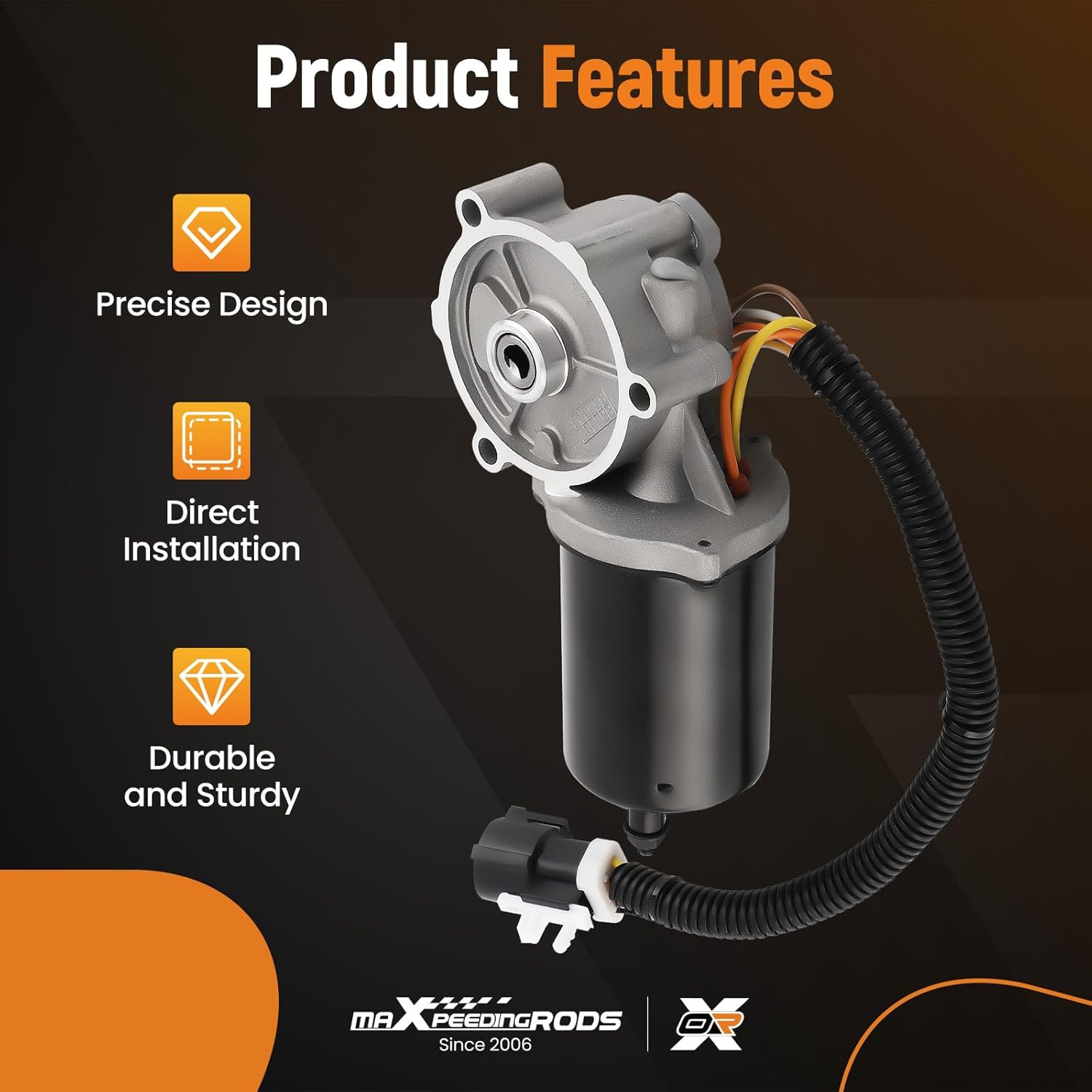 maXpeedingrods 600-807 Transfer Case Shift Motor Actuator for Ford Explorer Sport Trac 2003-2005 4.0L, for Ranger 2000-2004, for Mazda B2300 B2500 B3000 B4000 2.3L 2.5L 3.0L 4.0L 4WD 1F2417645A