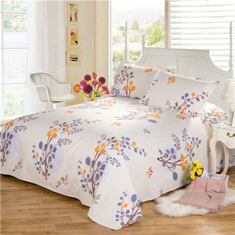 Drap en coton anti-transpiration rembourré pour lits jumeaux F 150x230