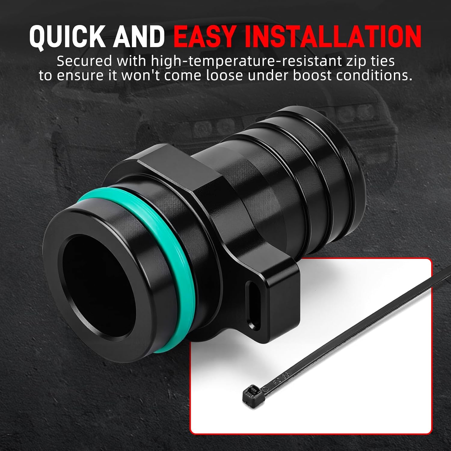 Bevinsee Aire Hose Connector Intake Aluminum