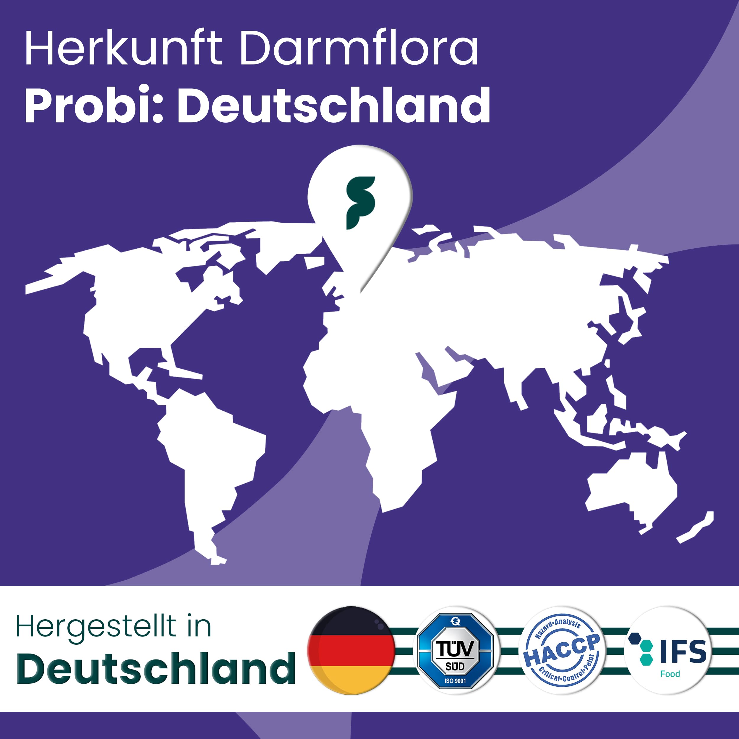 Darmflora-Probi forte EM24 | 24 lebende Bakterienstämme | 30 Mrd. KBE | sofort koloniebildend | 500 ml | natürlicher Herstellungsprozess
