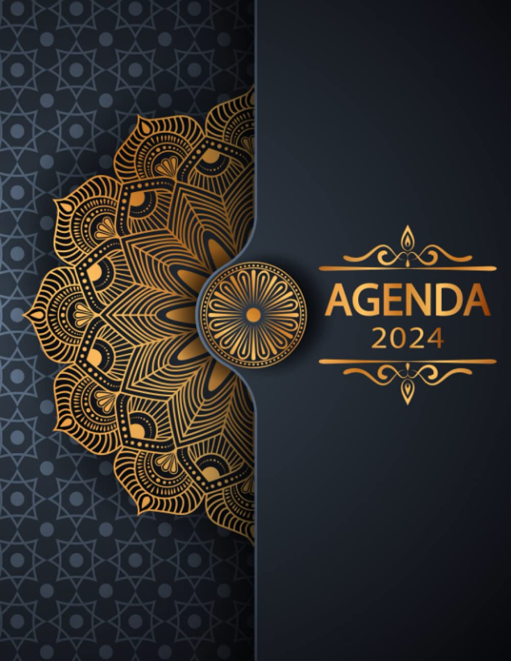 Independently published Agenda 2024: Semainier 1 Semaine Sur Deux Pages,12 Mois De Janvier À Décembre 2024, Format A4. (French Edition)
