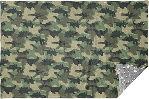 Manta que brilla en la oscuridad para niños pequeños, controlador de juegos, camuflaje, dinosaurios, franela, franela, manta gamer, San Valentín, 55