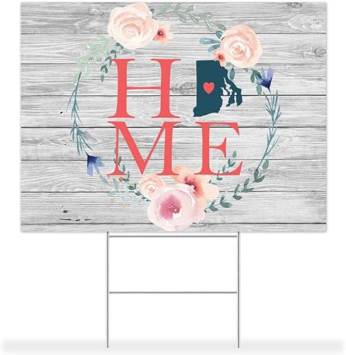 Miniatura 10 de Yard Sign New Mexico H Sign Wreath Home State Signs Heavy Duty Rust 2-Sided MADE IN USA 18x24 Inch Indoor Or Outdoor Use Xmas Pathway Walkway Lawn