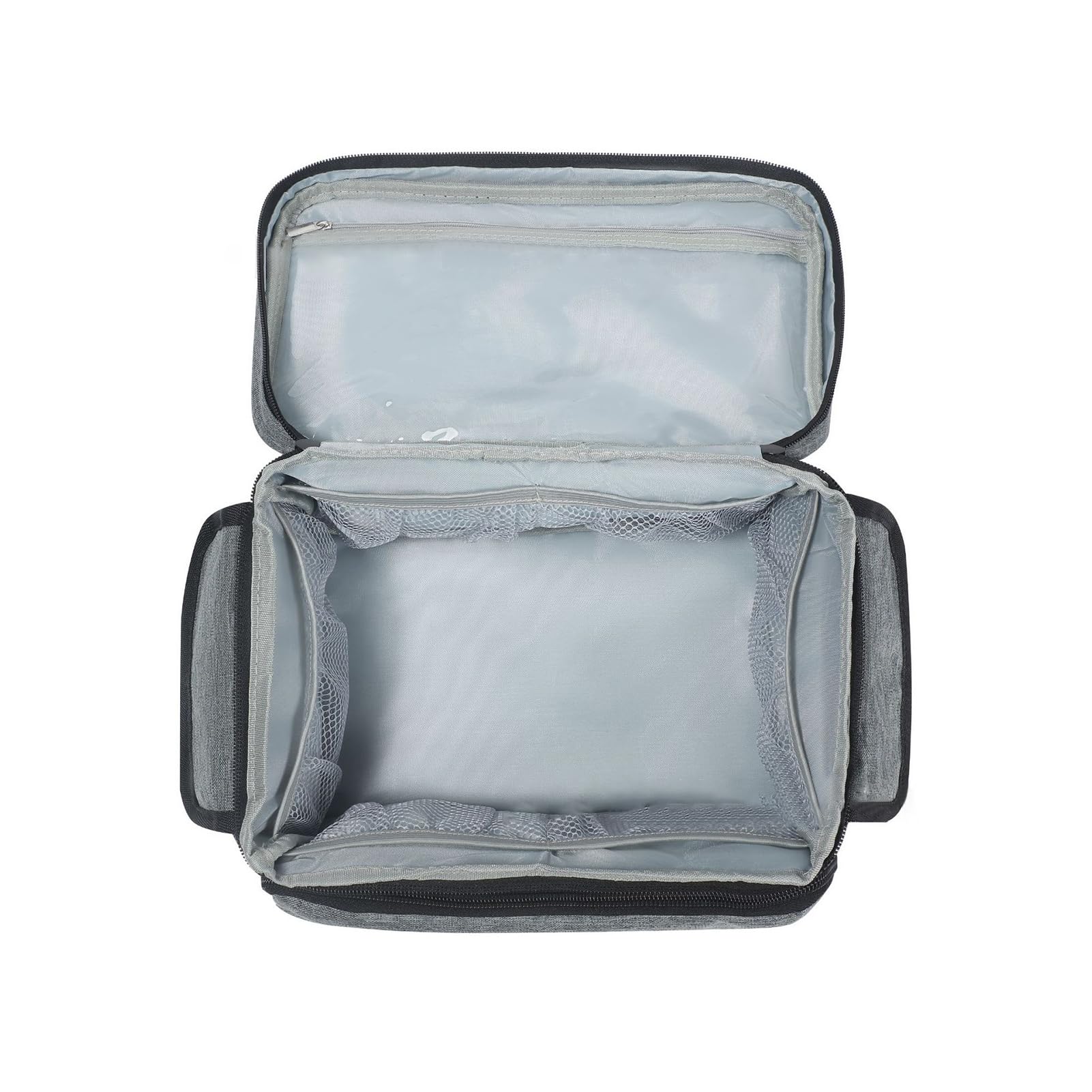 Home Health Sac d'infirmière, sac d'allaitement pour infirmière, sac de pharmacie de voyage | Sac de rangement vide pour étudiants en infirmière, médecins, travail d'infirmière portable, Noir , Voir