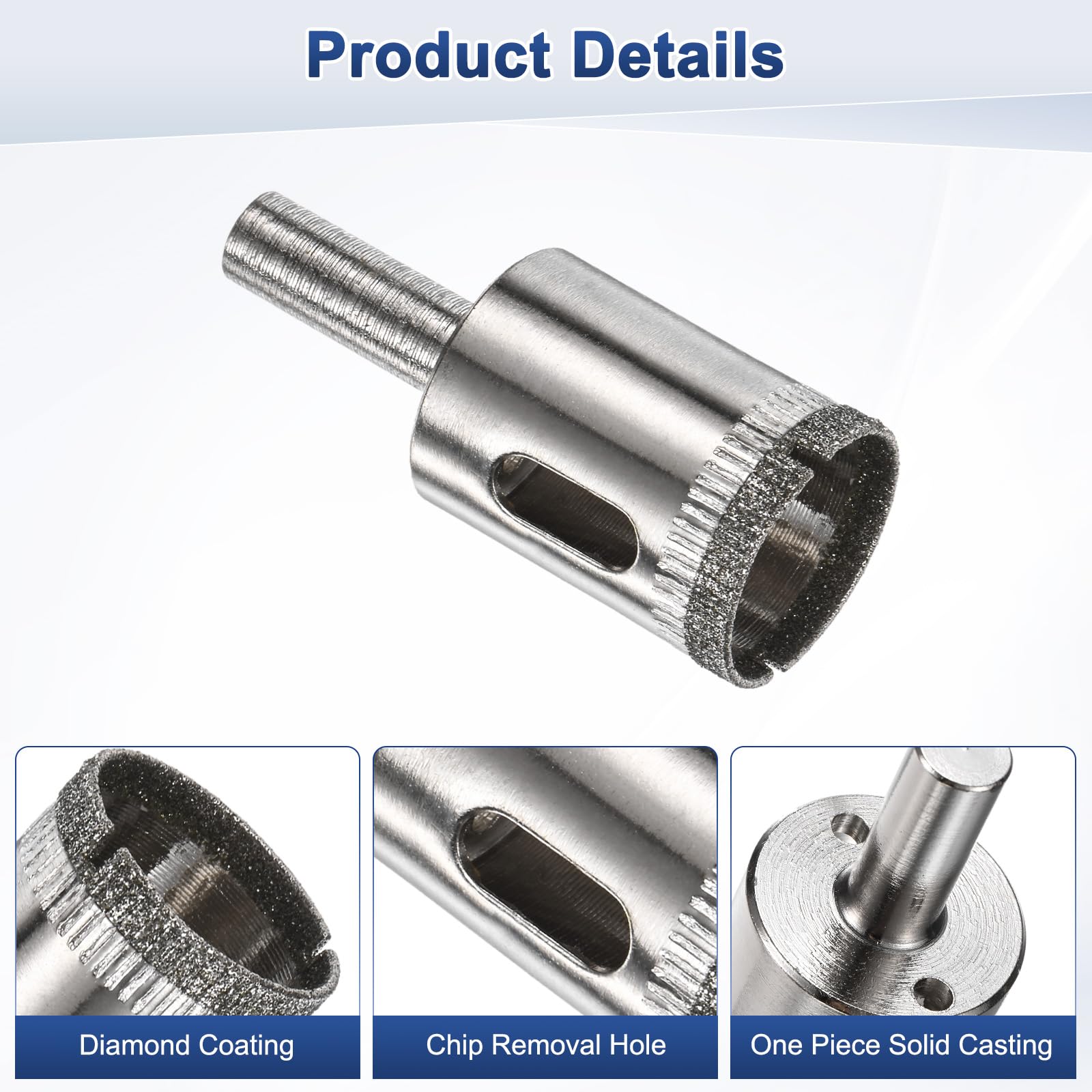 M METERXITY 2-Pack Diamond Hole Saw Drill Bit - Image 2