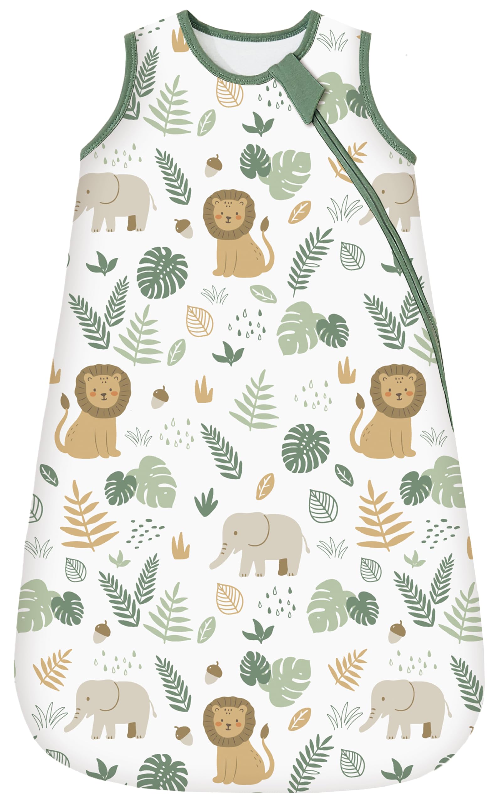 Chilsuessy Baby Sommerschlafsack 2er Pack Baby Schlafsack 0.5 Tog 100% Baumwolle Babyschlafsack Ärmellos für Neugeborene