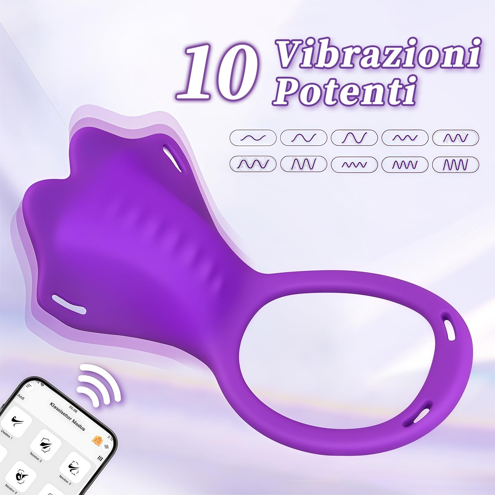 Vibratore Clitoride Vibratoreper Donna Professionale Sexytoysys Donna Coppia Ovetto Vibrante Telecomando Mutandine Vibranti Stimolatore per Clitoride 10 Modalità Vibrazione Strap on Sex Toys, Viola