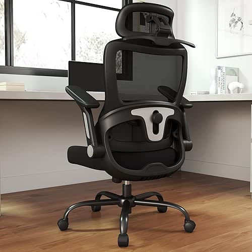 ZZH Ergonomic Office Chair, High Back Home Desk Chair with