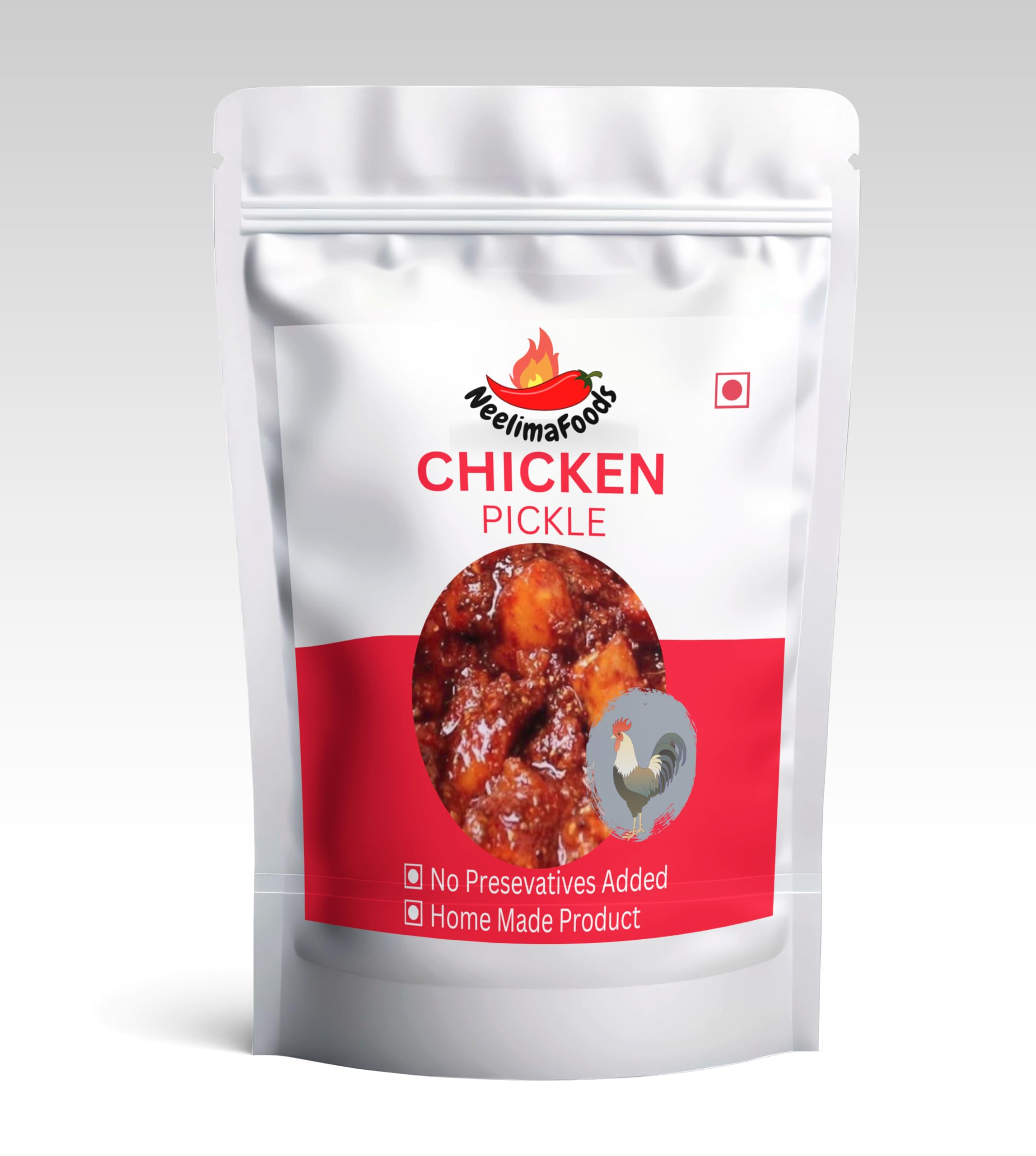 Boneless Chicken Pickle, 250g - Neelimafoods, Homemade, Preservative-Free, Indian Spices