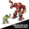 LEGO Marvel Efsanevi Savaş: Hulkbuster, Hulk’a Karşı 76343-9 Yaş ve Üzeri Çocuklar için Iron Man ve Hulk Minifigürü ile Savaş Aksesuarlar İçeren Yaratıcı Oyuncak Yapım Seti, Hediye Fikri (413 Parça)