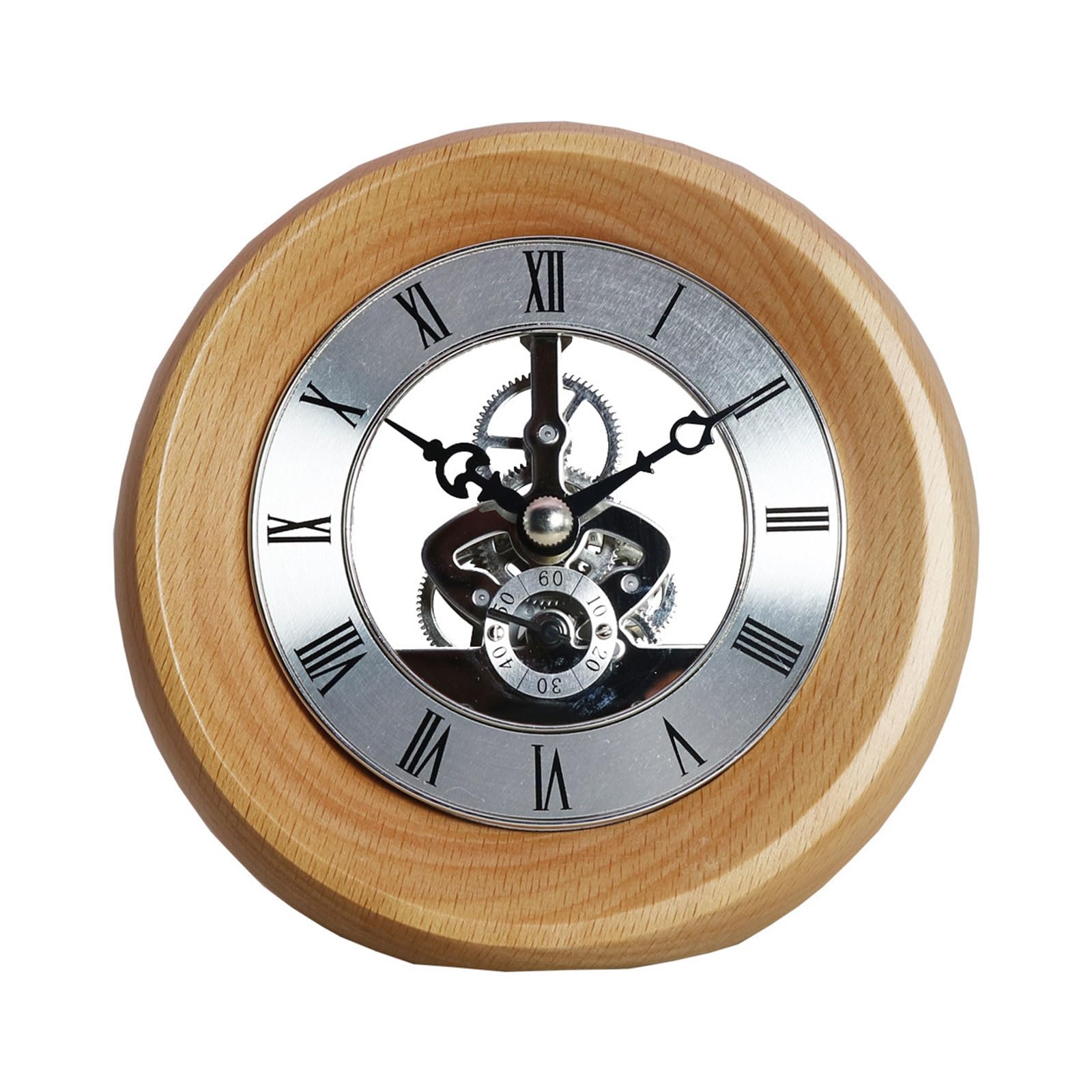 Horloge murale en bois visible pour rompre la monotonie d'un bureau