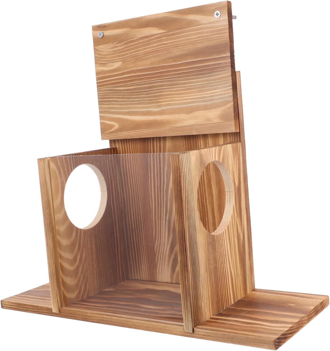 SUPVOX Outdoor Squirrel Feeder Hanging Garden Feeding House for Squirrels and Easy to Clean Durable Design Attract Wildlife to Your Backyard