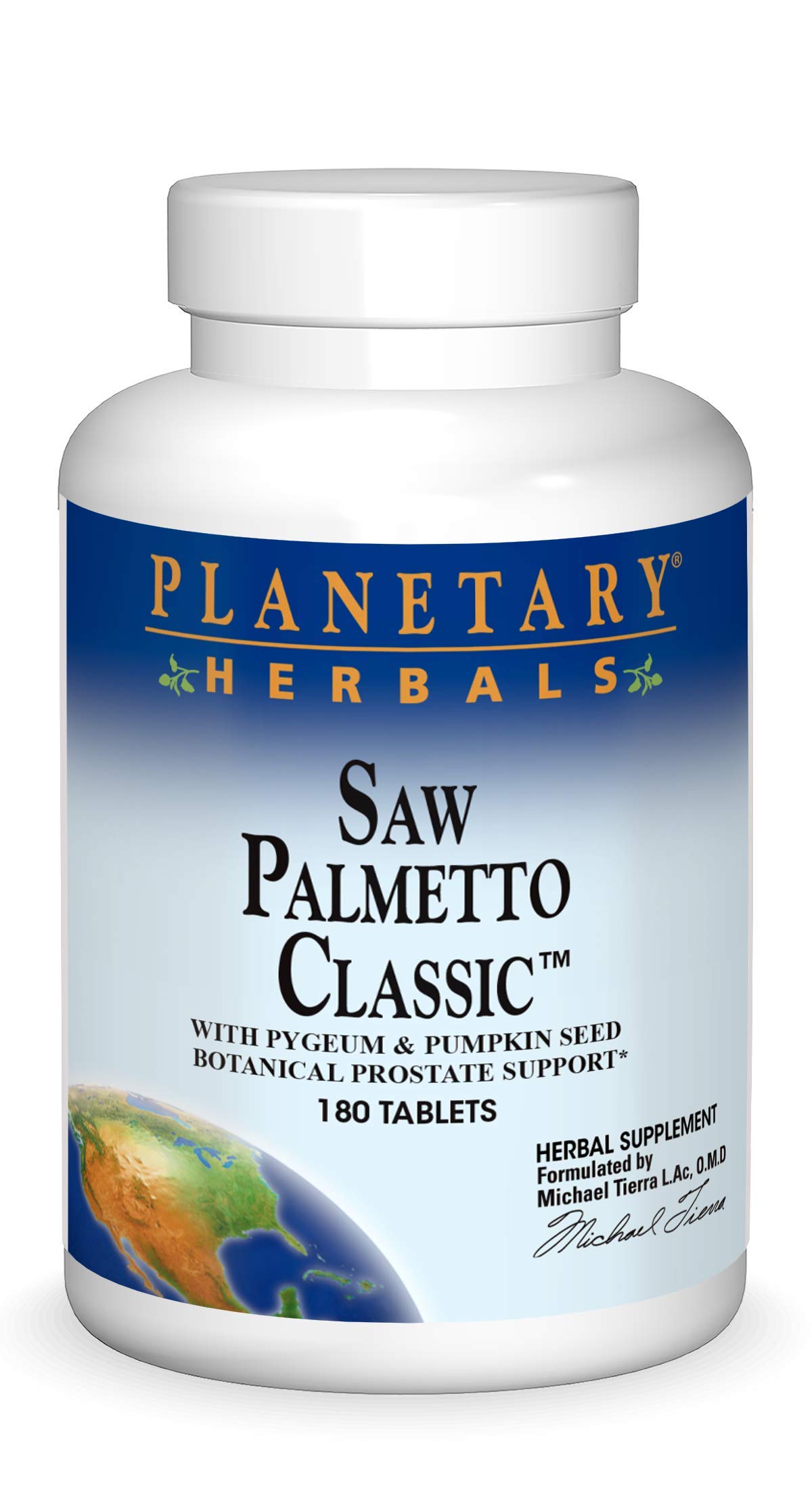 Planetary Herbals Saw Palmetto Classic 180 Tablet