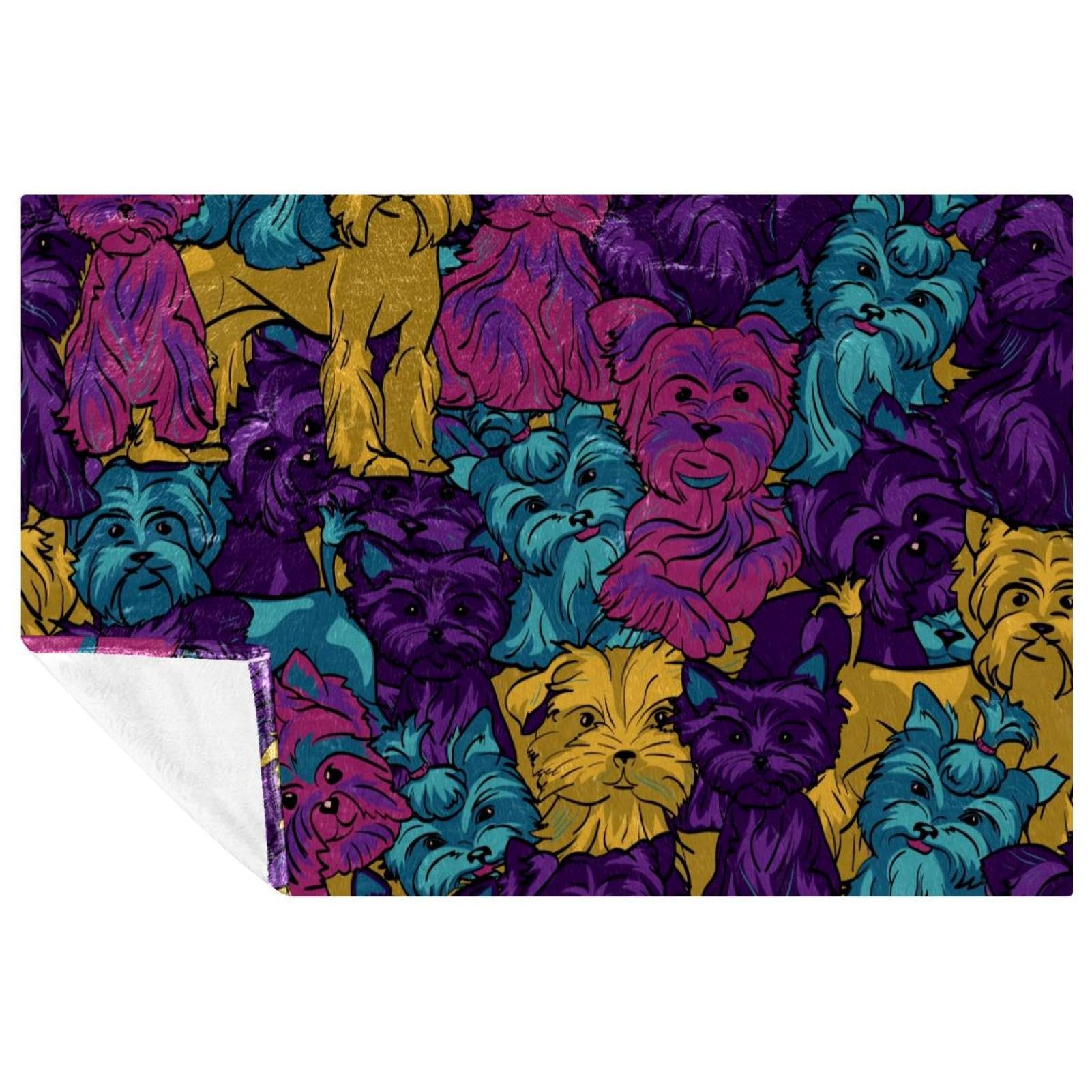 Couverture Yorkshire Terrier, le cadeau parfait pour les amoureux de chiens