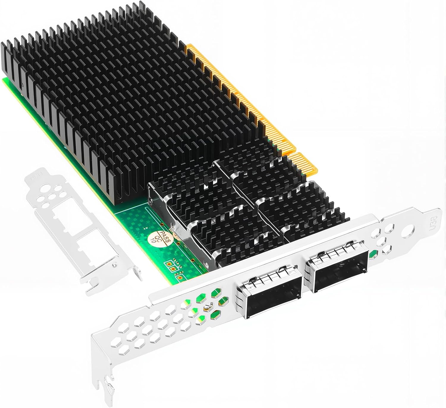 Dual-Port QSFP56 100GbE SmartNIC for Mellanox ConnectX-6 Dx Ethernet Adapter Card PCIe 4.0 x16 Zero-Touch RoCE Support Windows/Windows Server/Linux