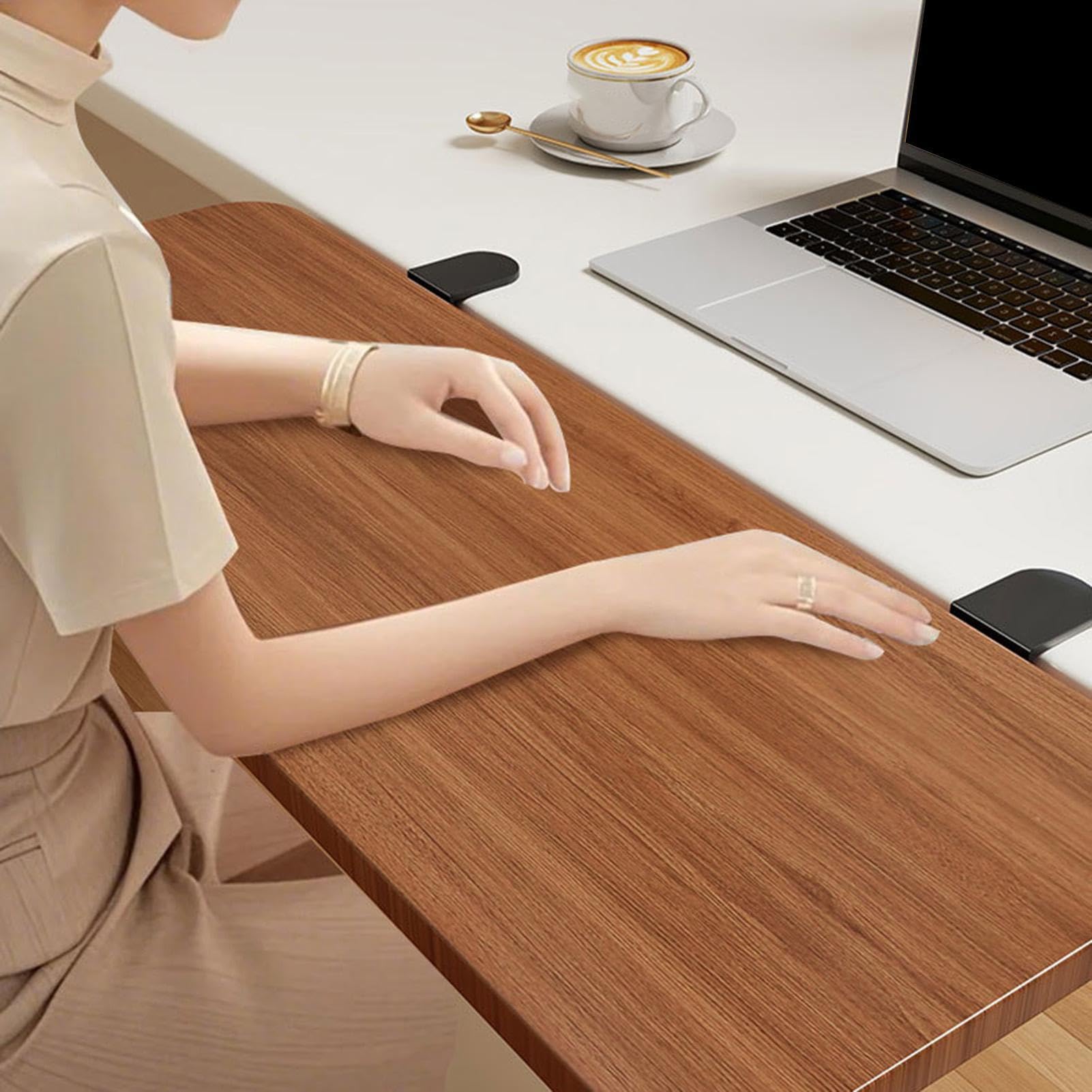 Generico Estensione scrivania a Morsetto Poggiapolsi Pieghevole da Tavolo | Poggia Braccio per Scrivania da Computer Per Donne Uomini Professionisti Studenti Gamer Freelancer Artisti Home Office