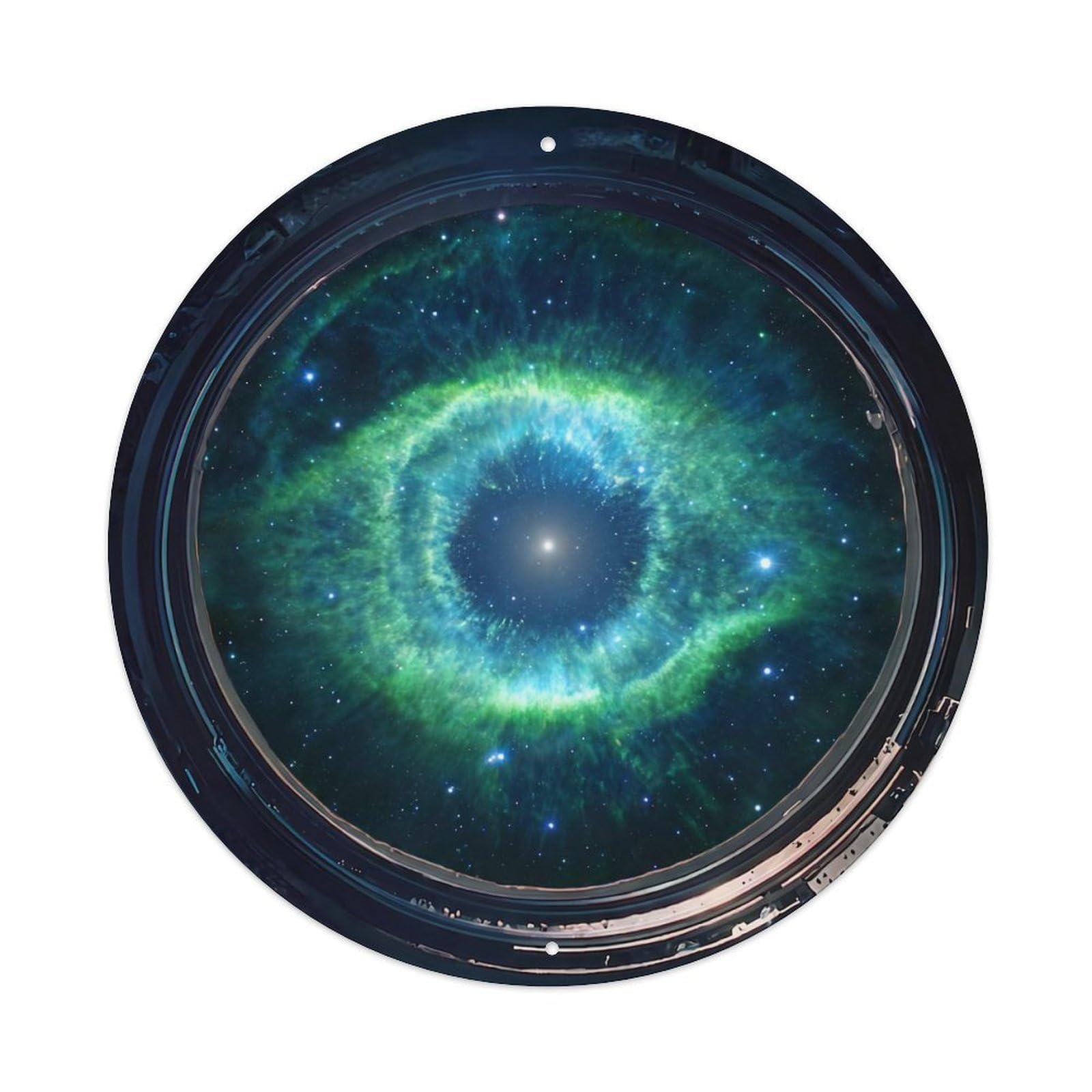 Planetary Nebula Ring View Metal Tin Sign