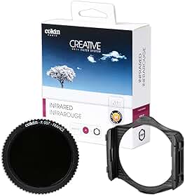 Cokin Kit criativo infravermelho de filtro quadrado – Inclui suporte de filtro da série M P), infravermelho 720 89B (P007)