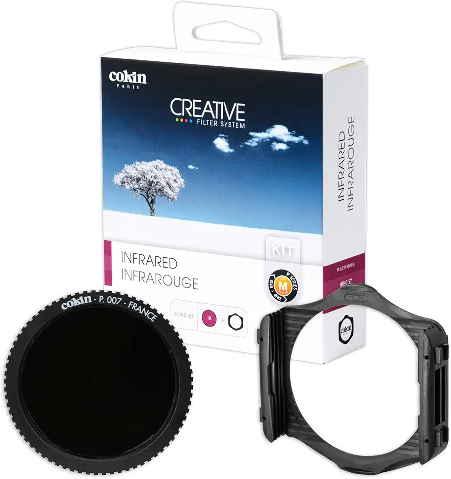Cokin Kit criativo infravermelho de filtro quadrado – Inclui suporte de filtro da série M P), infravermelho 720 89B (P007)