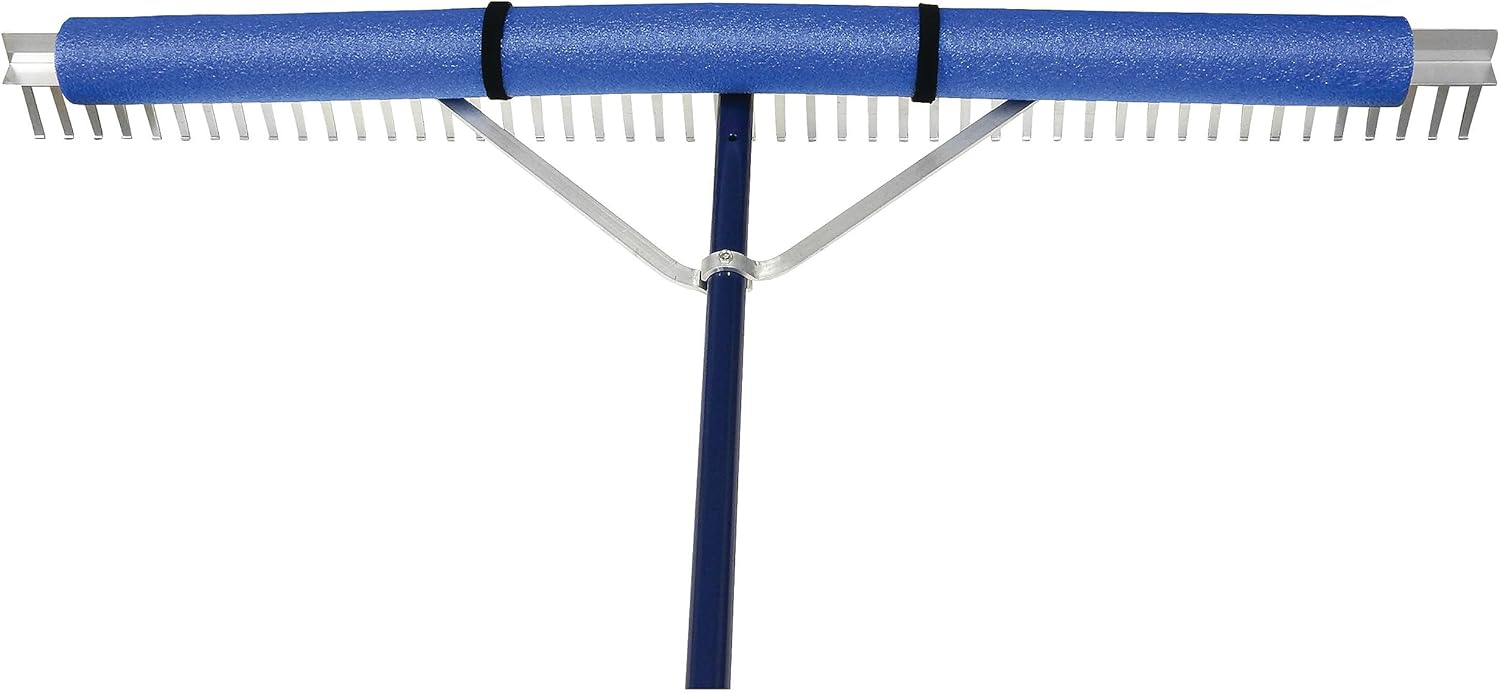 Extreme Max 3005.4254 48" Floating Weed Lake Rake with 11' Extension Handle and 50' Rope