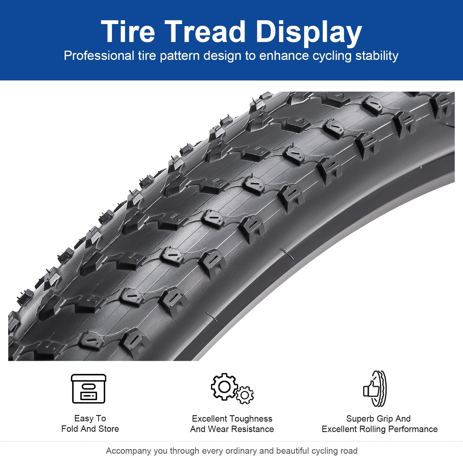 Amazon | FengCan 1本 29 2.40 タイヤ,29x2.40 60-622 自転車 タイヤ