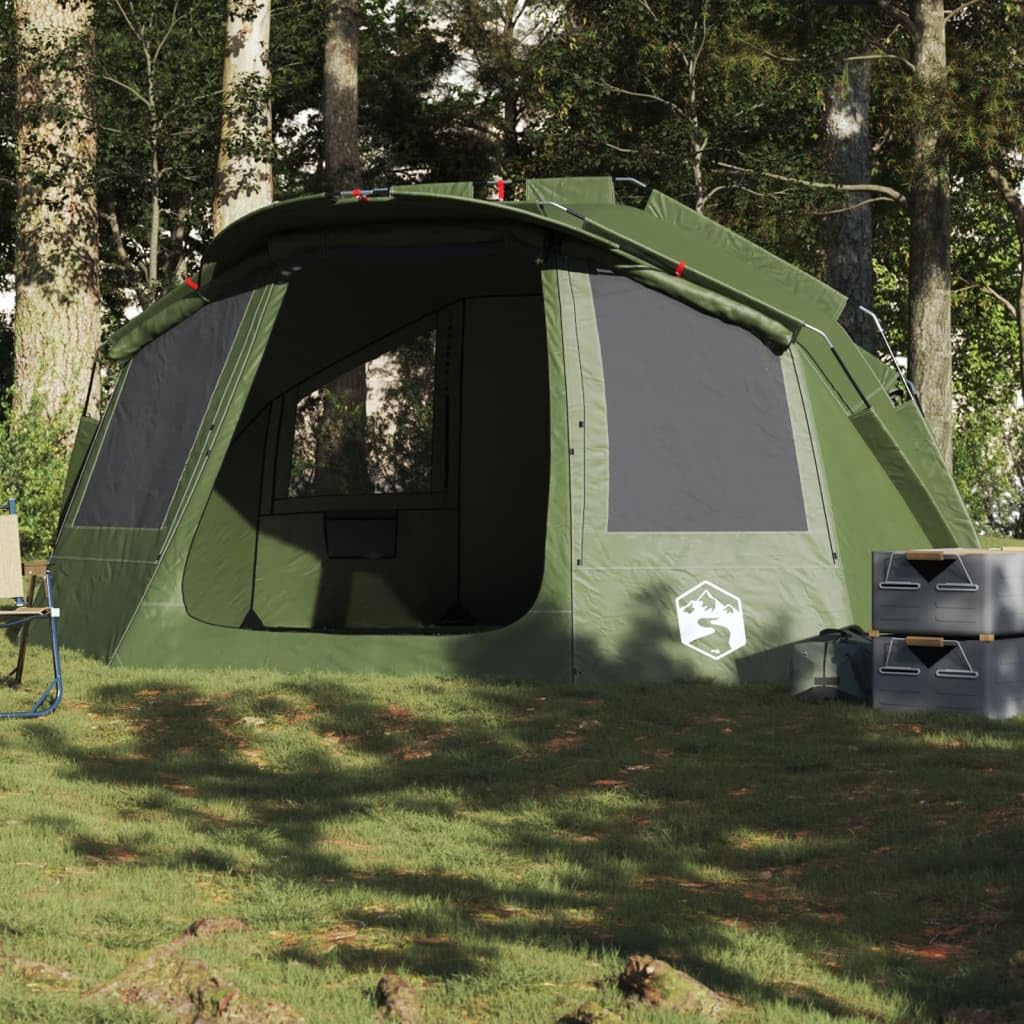 LAPOOH Fishing Tent 5-Person Olive Green Waterproof,Fishing Tent,Lightweight Waterproof Fishing Day Shelter-4009389