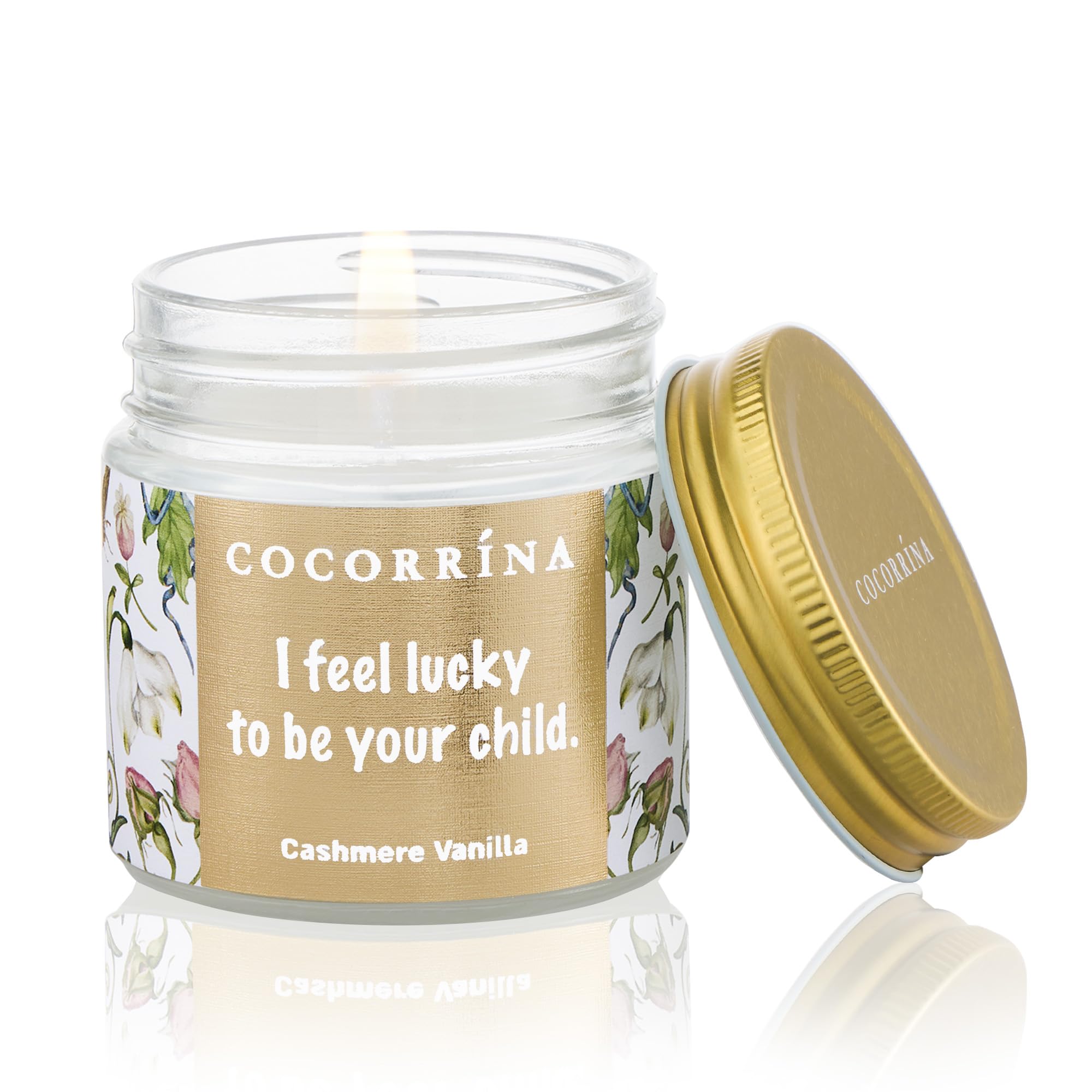 Amazon.co.jp: Cocorrína 香り付きキャンドル カシミア バニラ 4.5