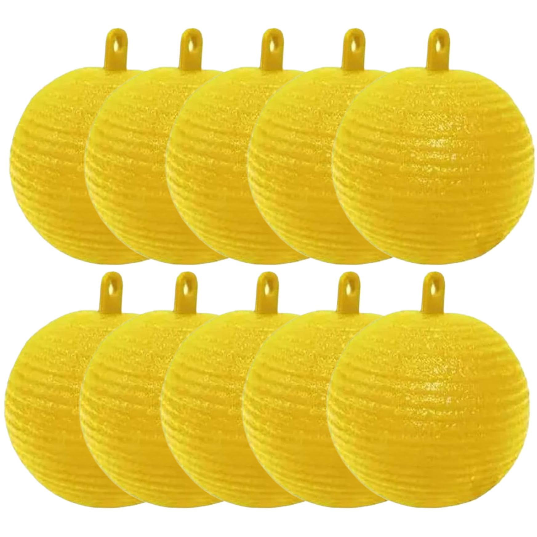Fly Trap Ball 10Pcs 3.27in Fly Catcher Waterproof Sun Resistant Flytrap with Adhesive Attractant Hanging Fly Trap for Orchard Garden Market, Fly Traps Outdoor
