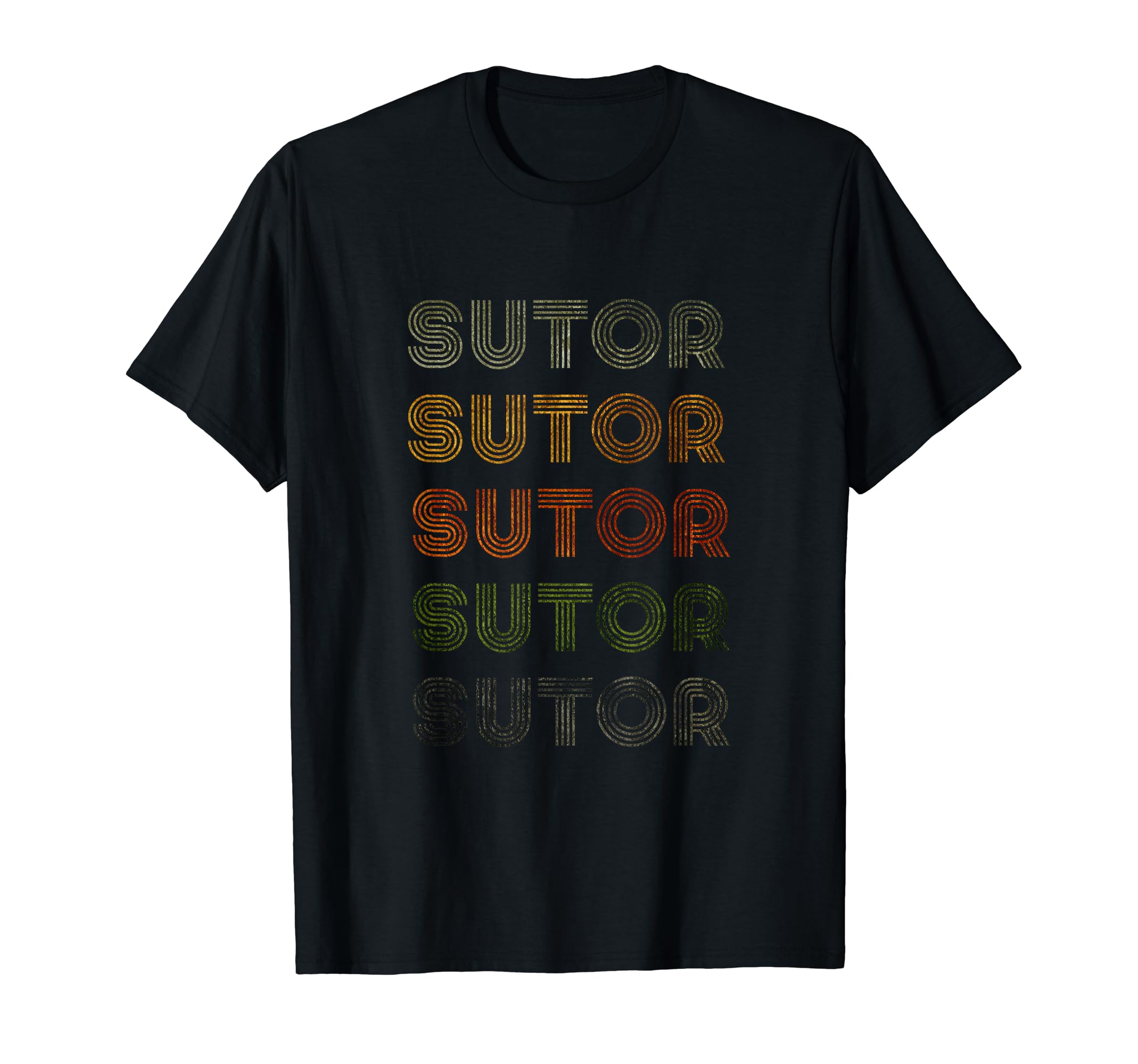 Love Heart Sutor Tee Grunge Vintage Style Black Sutor T-Shirt