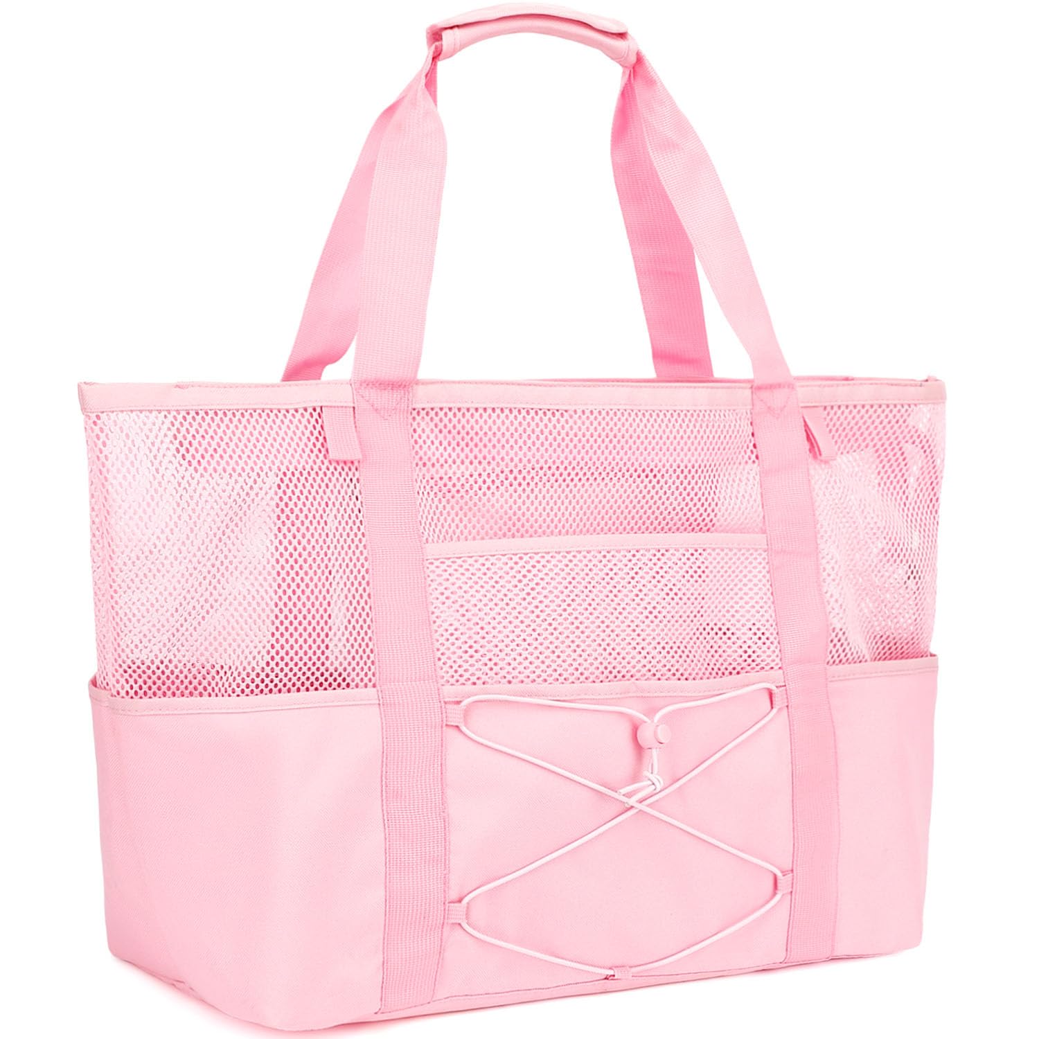 Fammart Large Mesh Beach Bag for Women, Oversized Beach tote Swim Pool Bag