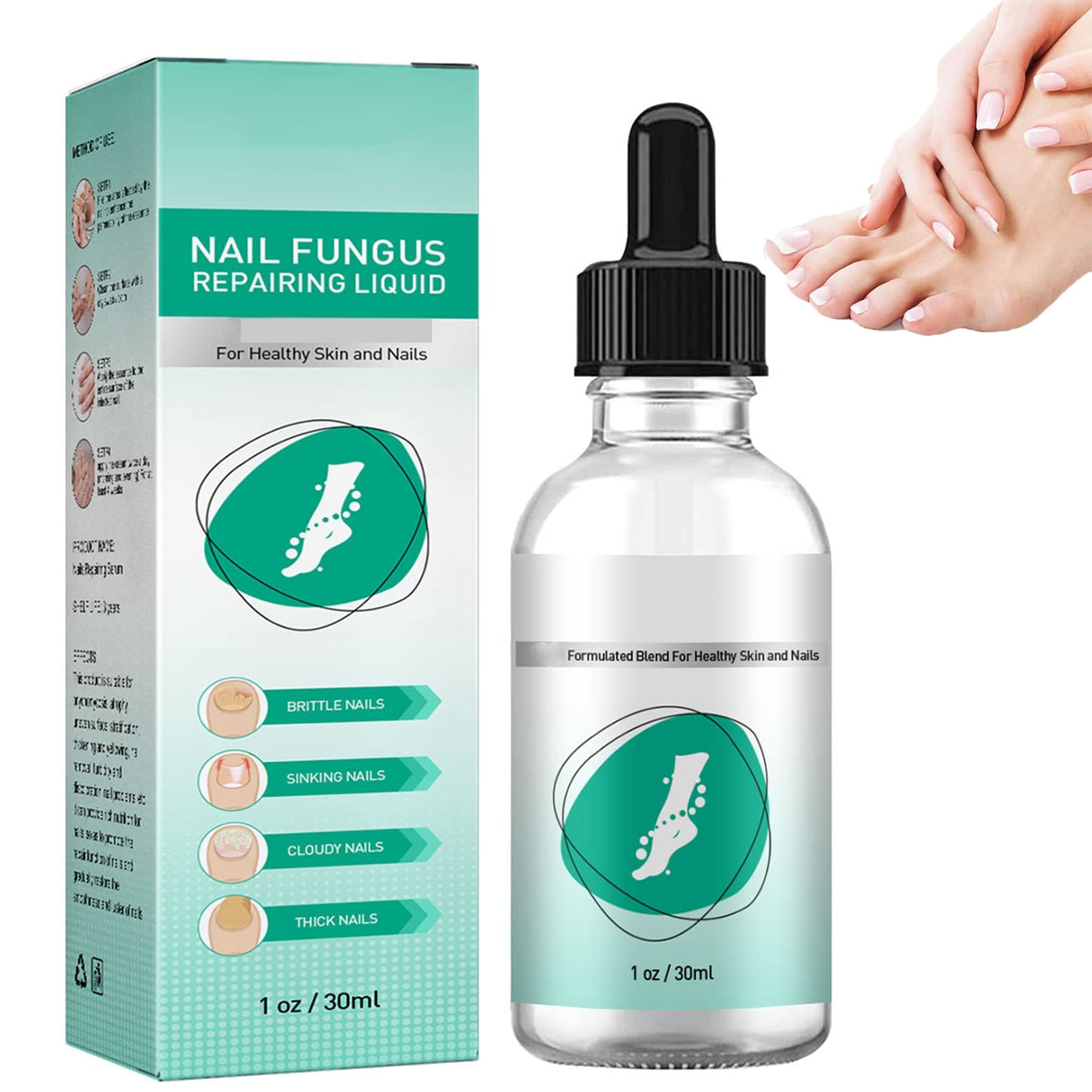 Fungal Nail Treatment - Kerassentials Toenail Fungus Treatment Oil - Premium Fungal Nail Eliminator for Toenails and Fingernails - Fungus Toenail Repair - Fix & Renew Damaged, Broken Nails