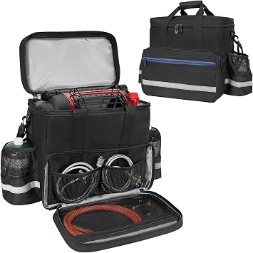 ORKELS Portable Carry Bag for Mr. Heater MH9BX, Buddy Propane Heater Carrying Case with Pockets & Anti-Slip Bottom for Camping, RV Travel & Ice Fishing Bag Only