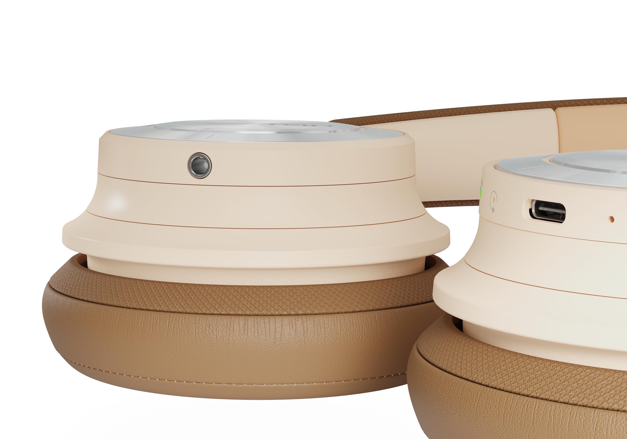 DALI IO-8 – Caramel White, Kabellose Kopfhörer mit ANC, USB-C, 35h Akkulaufzeit & Dual Sound Modes – Over-Ear Hi-Fi-Klang