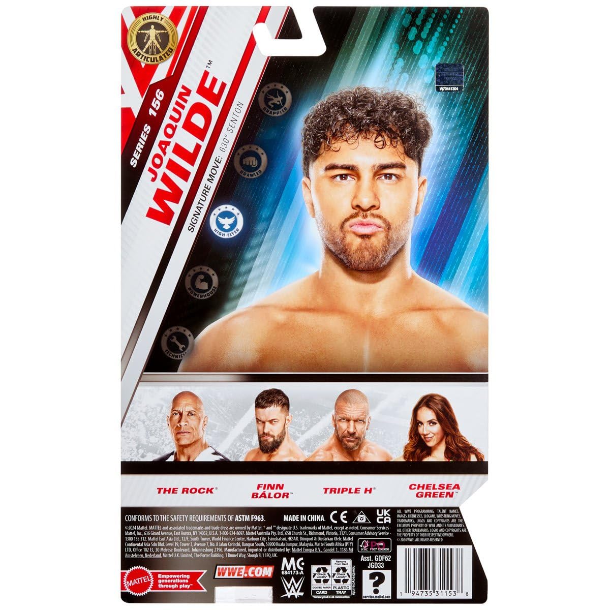 WWE Action Figure - Series #156 - Joaquin Wilde : Amazon.co.uk