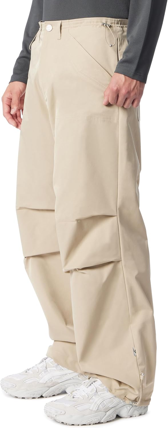 Cross-Eyed Moose Men's Skydiver Baggy Parachute Pants with Water Repellent Standard