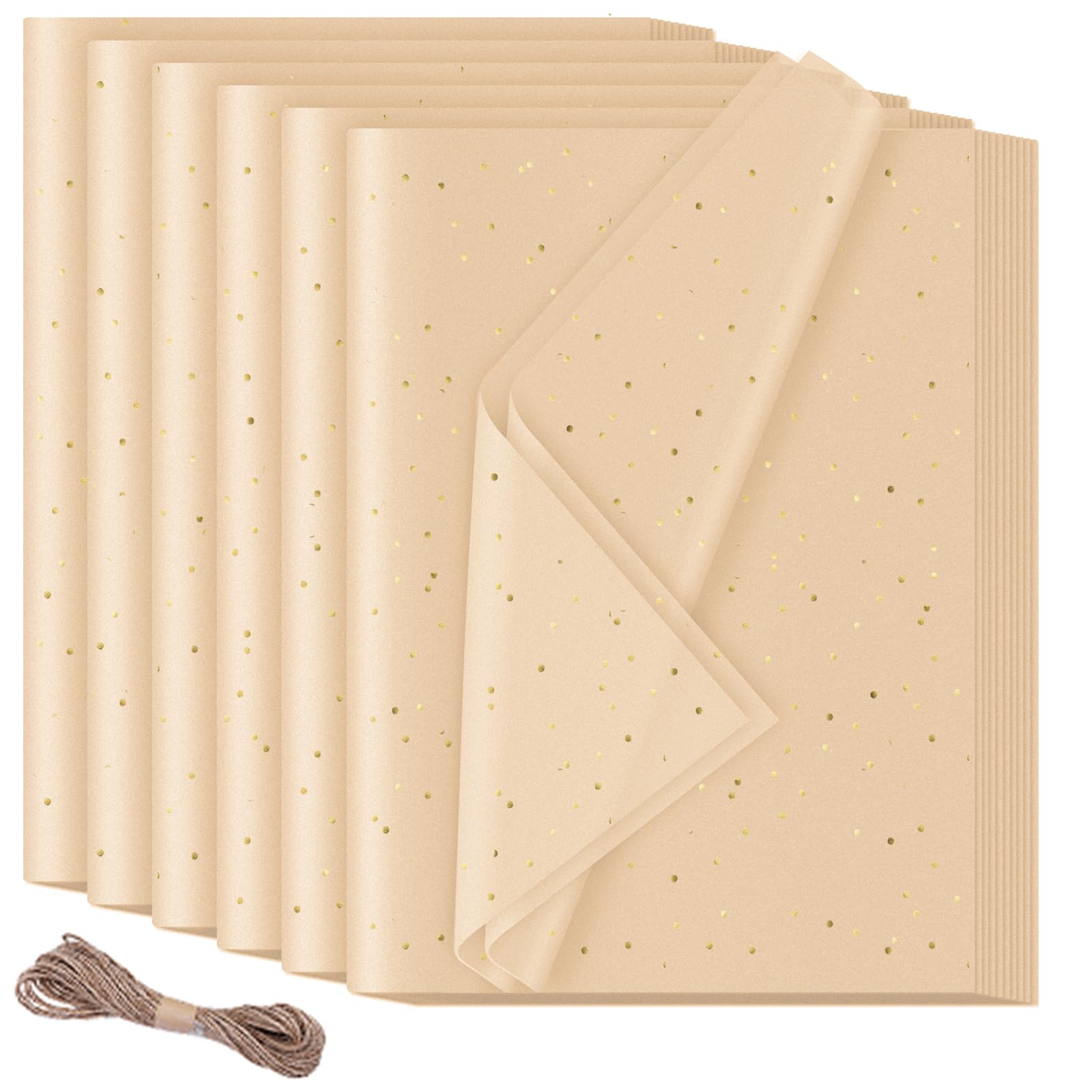 NEBURORA 120 Fogli Carta Velina Marrone 35 x 50 cm Carta Velina Marrone Scuro Confezione Sfusa per Sacchetti Regalo Imballaggio Riempitivo Floreale Artigianato Compleanno Vacanze Decor(Marrone
