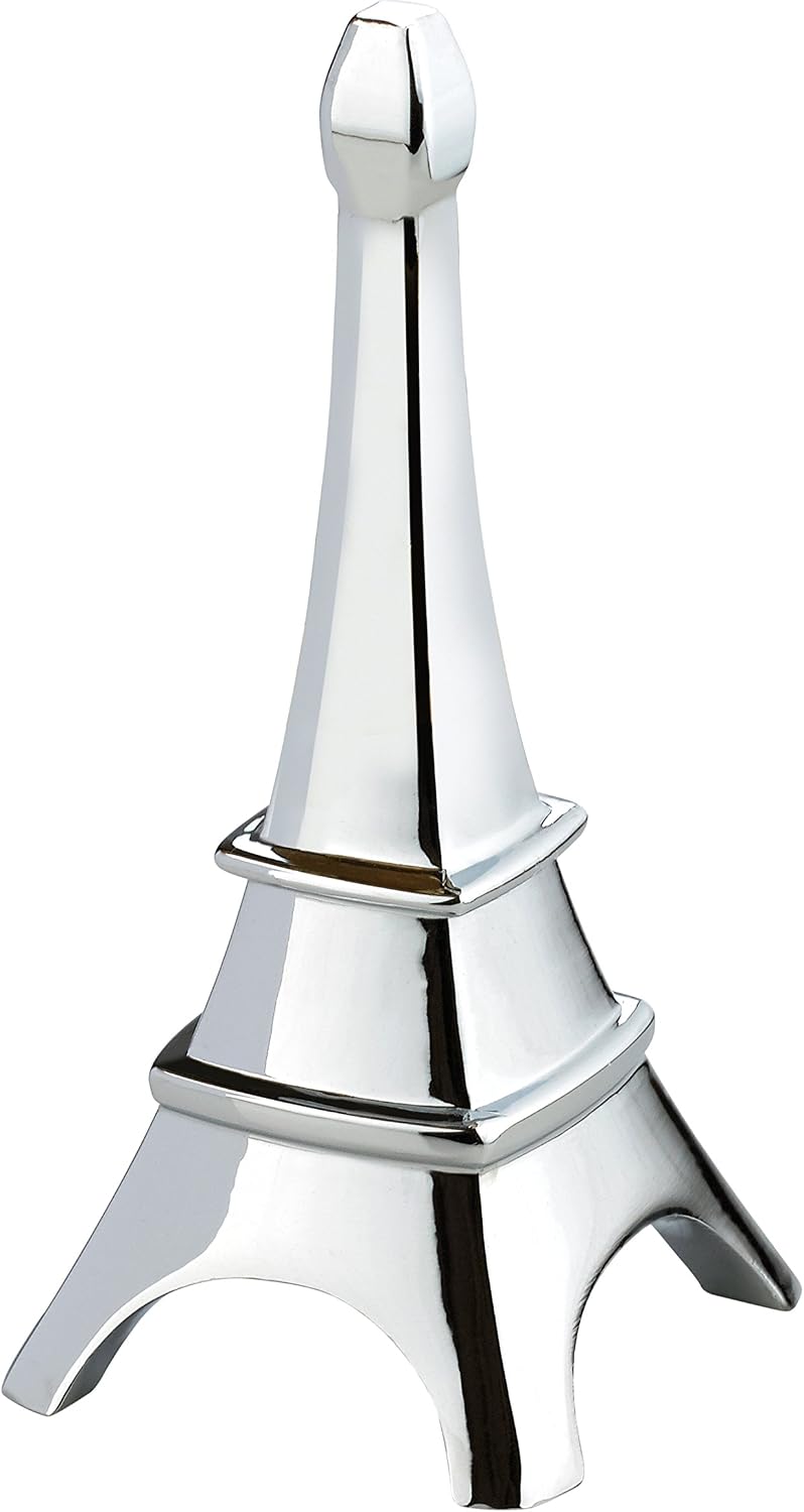 Umbra Muse Ring Holder – Eiffel Tower Design - Made of Durable Cast-Metal – Beautiful Chrome-Plated Finish – Jewelry Organizer to Hold and Display Rings & Earrings – Great Gift Idea - 3”x1.5”x1.5”