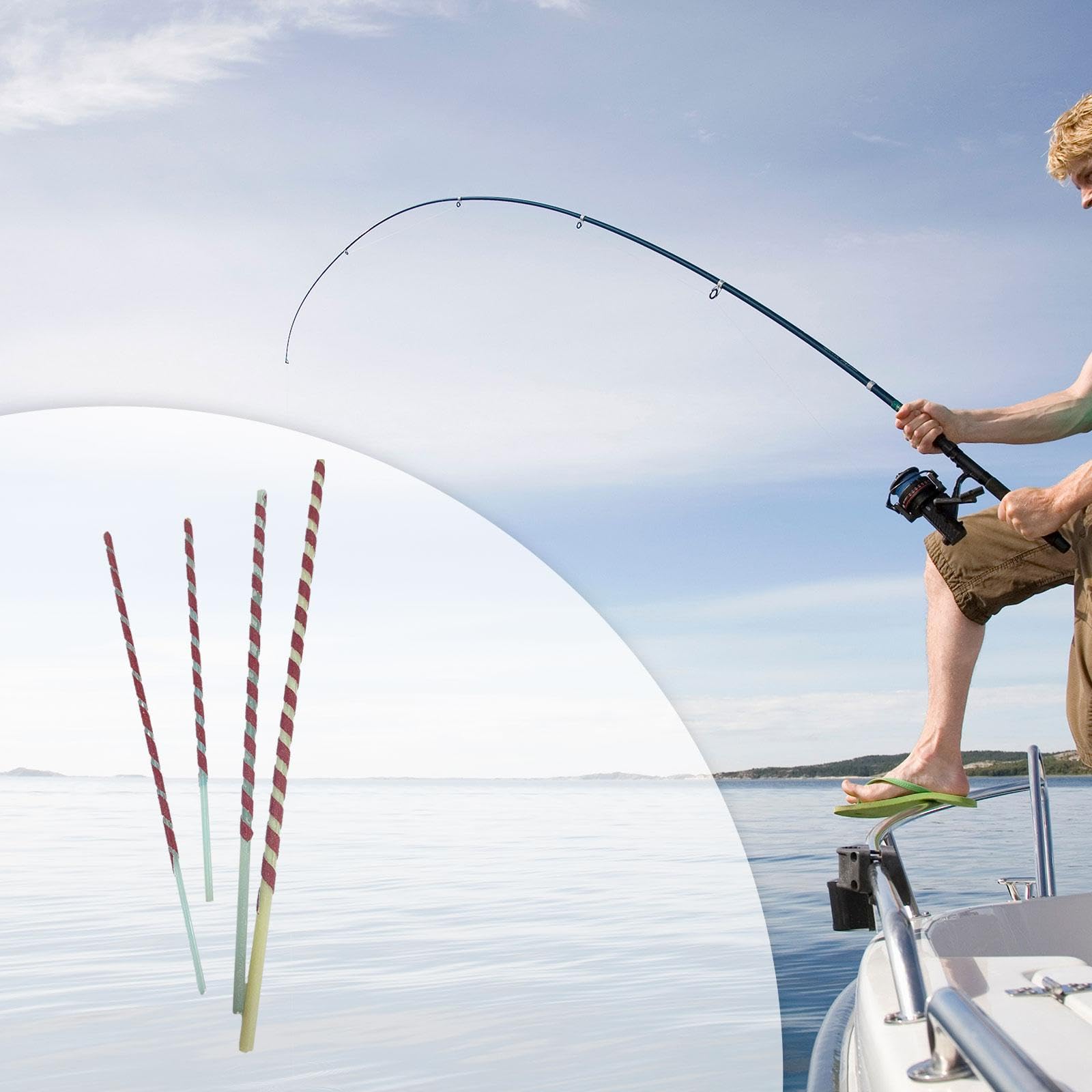 Best Fishing Rod Building Kits – Aosekaa 4 Pieces DIY Fishing Rod Building Tools Hand Reamer ...