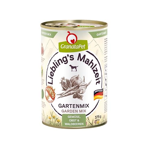GranataPet Liebling's Mahlzeit Gartenmix Pur, Complemento alimenticio para Perros