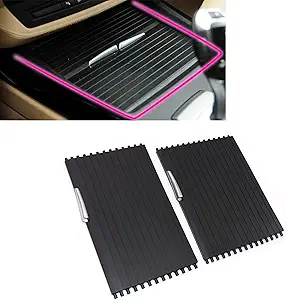 XQSMWF Center Console Sliding Cup Holder Cover for BMW X5 E70 / X6 E71 E72
