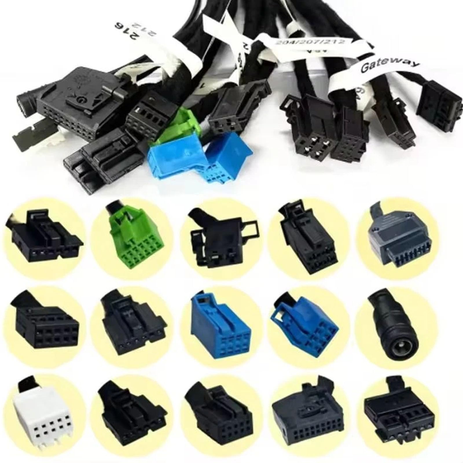 Kabel do szybkiego wykrywania usterek do pojazdu W164 W212 W221 W166 W246 W218 zapewnia 98% wskaźnik sukcesu w diagnostyce systemów, narzędzie platformowe klastra