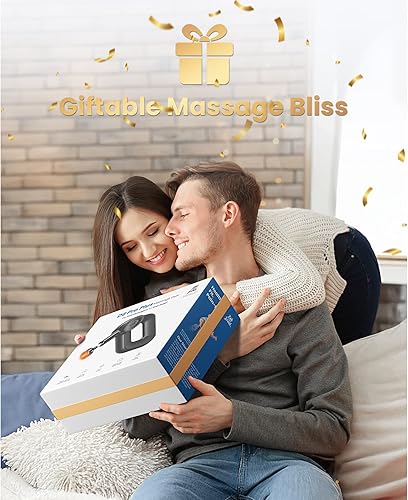 Miniatura 7 de BOB AND BRAD Pistola de masaje D6 Pro Plus con calor, percusión de tejido profundo con amplitud de 0.630 in, pistola masajeadora muscular